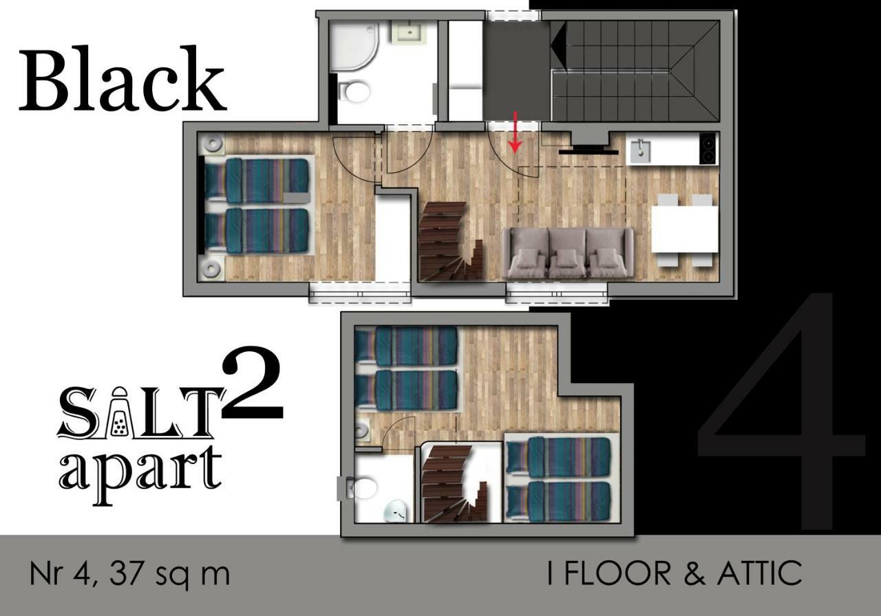 Apartamenty Saltapart2 Groß Salze Exterior foto